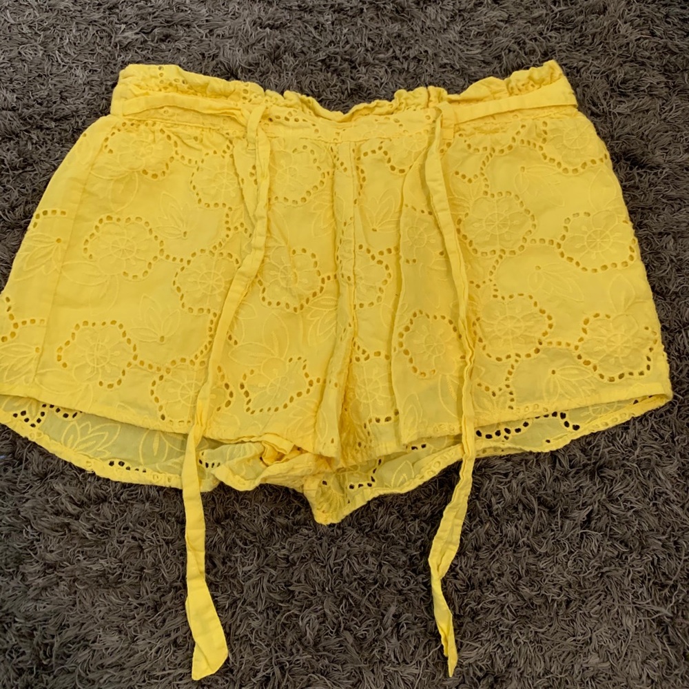 Yellow shorts